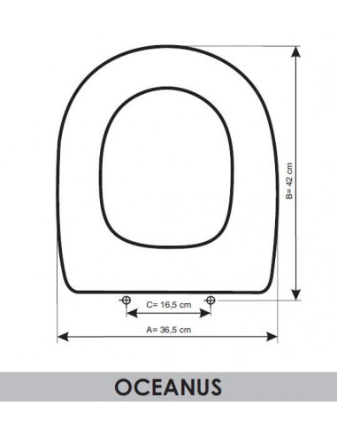 ASIENTO A MEDIDA  WC OCEANUS AMORTIGUADO VALADARES RESIWOOD     