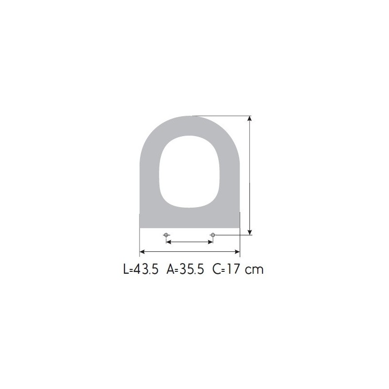 ASIENTO A MEDIDA  WC JADE  UNISAN RESIWOOD      