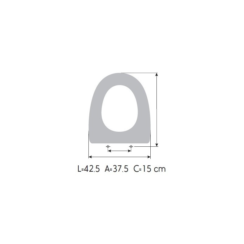 ASIENTO A MEDIDA  WC NEWDAY UNISAN RESIWOOD       