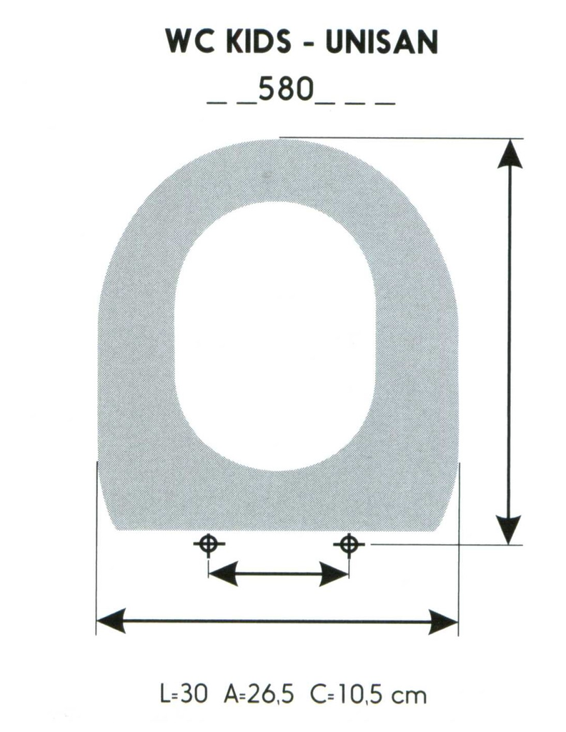 ASIENTO A MEDIDA INFANTIL WC WCKIDS UNISAN RESIWOOD              