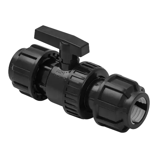 VÁLVULA ESFERA PP PARA TUBO P.E 