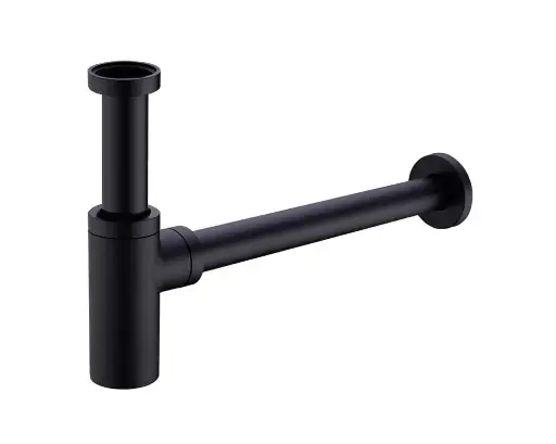 [TA-30510] SIFON BOTELLA  TIEMPO LATÓN NEGRO MATE MINIMALISTA 