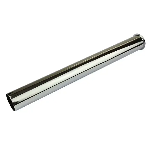 [186143] SUPLEMENTO ALARGADOR SIFÓN LATON CROMADO L 30 CM