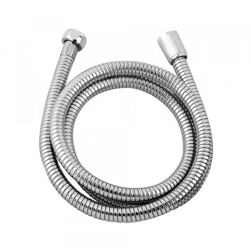 [TA-30610] FLEXO DE DUCHA EXTENSIBLE 175-225 DOBLE ENGATILLADO ANTITORSIÓN ACERO INOX TIEMPO