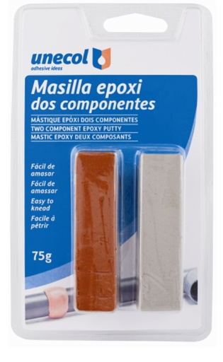 [8102] MASILLA EPOXI DOS COMPONENTES 75 GR UNECOL