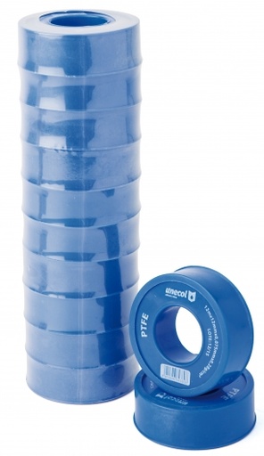 [8438] TEFLÓN ROLLO 12 m x 12 mm x 0,075 mm. 0,28 g/cm3 UNECOL