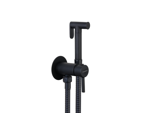 [TH-10415] HIDROESCOBILLA  TIEMPO AGUA FRIA Y CALIENTE NEGRO MATE