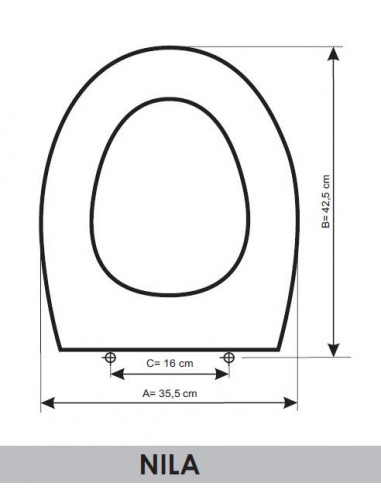 ASIENTO A MEDIDA WC  NILA  GALA RESIWOOD           