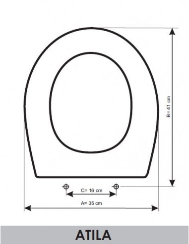 ASIENTO A MEDIDA WC ATILA  J.DELAFONT RESIWOOD         