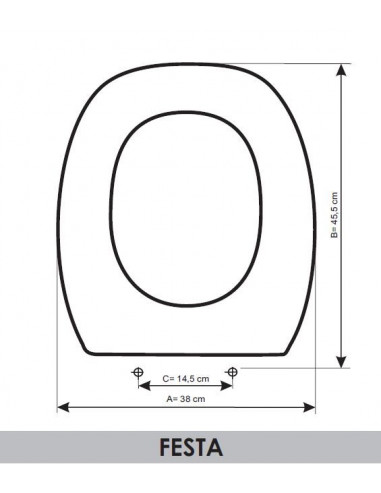 ASIENTO A MEDIDA WC FESTA  J.DELAFONT RESIWOOD           