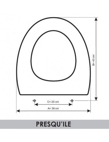 ASIENTO A MEDIDA WC  PRESQU’ILE  J.DELAFONT RESIWOOD                