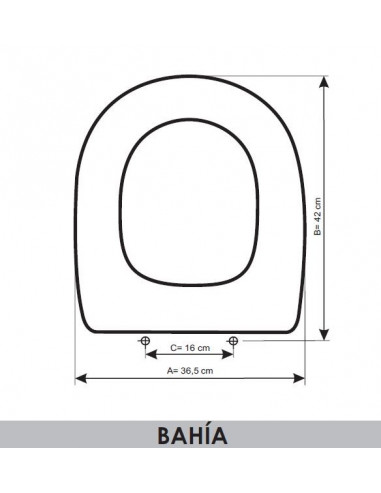 ASIENTO A MEDIDA WC  BAHIA AMORTIGUADO SANGRÁ RESIWOOD  