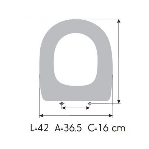 ASIENTO A MEDIDA WC  DOMO  SANGRÁ RESIWOOD       
