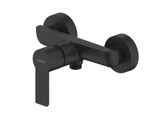 [TC-10270] MONOMANDO DE  DUCHA NEGRO MATE TIEMPO Serie Calma 