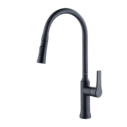 [TC-20050] Monomando fregadero extraible negro TIEMPO Serie Calma 