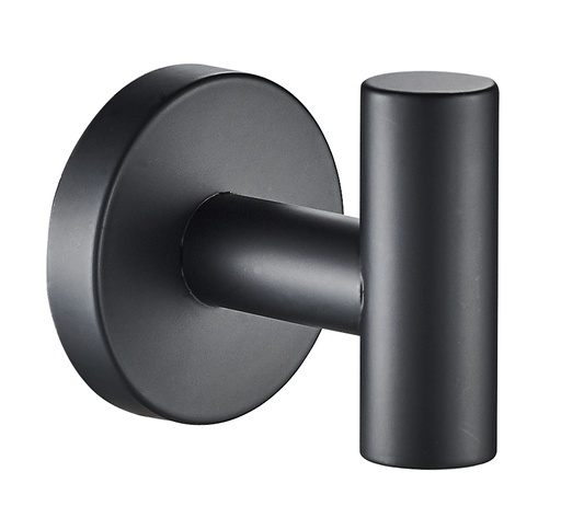 [TA-30325] PERCHA DE BAÑO NEGRO ACERO INOX TIEMPO Serie Equilibrio   