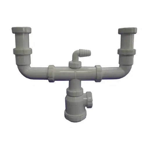 [50205] SIFON BOTELLA DOBLE RACOR EXTENSIBLE 1.1/2 x 1.1/2-Ø40	