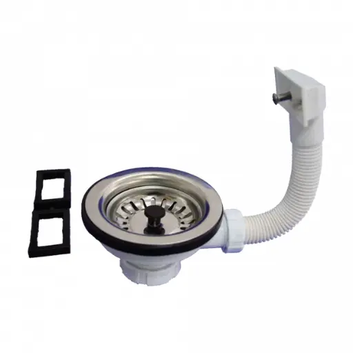 [50355] VALVULA BAJA CESTA VASTAGO/METALICO CON REBOSADERO  Ø115 x 1 1/2-Ø40