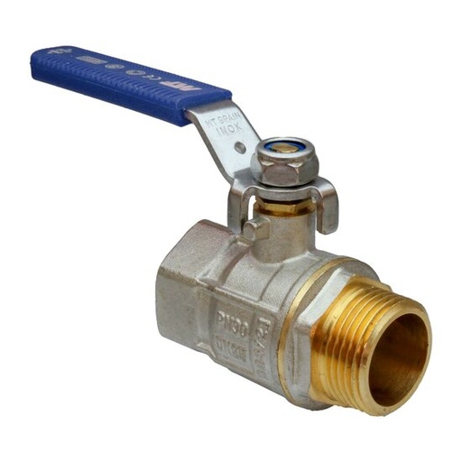 VÁLVULA ESFERA PN25 M-H PALANCA ERGÓNOMICA 