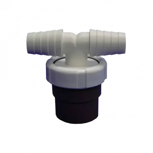 [50864] CONEXIÓN TOMA LAVADORA DOBLE 90º T-216  Ø20 x Ø40