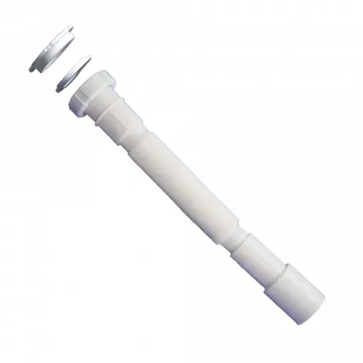 [35007] TUBO CONEXIÓN FLEXIBLE EXTENSIBLE DUAL  1.1/4 - 1.1/2 DN 32/40 PRHIE TUERCA  METÁLICA