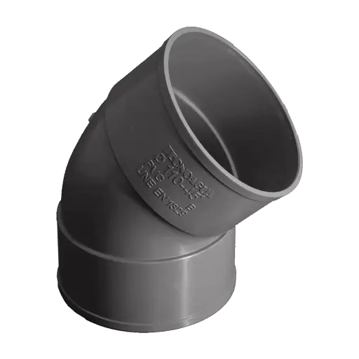 CODO PVC EVAC H-H 45º