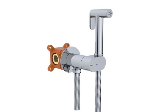 [TH-10436] HIDROESCOBILLA  TIEMPO AGUA FRIA Y CALIENTE CROMADO SAFETY SYSTEM 
