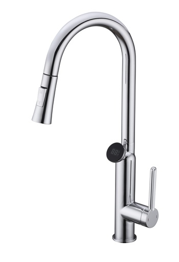 [TP-20101] Monomando fregadero extraíble HidroPower cromado TIEMPO