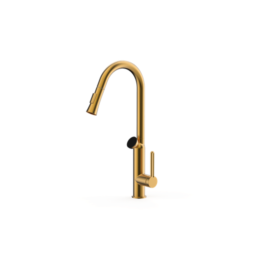 [TP-20103] Monomando fregadero extraíble HidroPower oro cepillado TIEMPO   