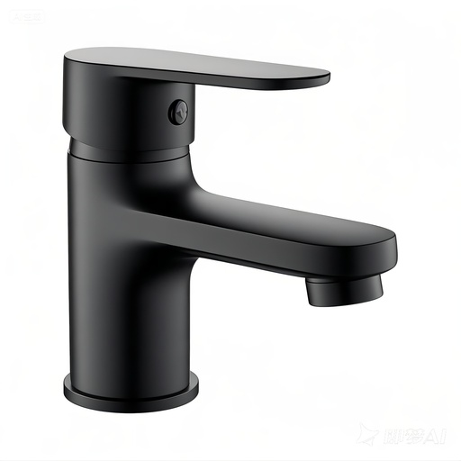 [TP-10301] MONOMANDO DE LAVABO  TIEMPO Serie Pausa  negro mate   