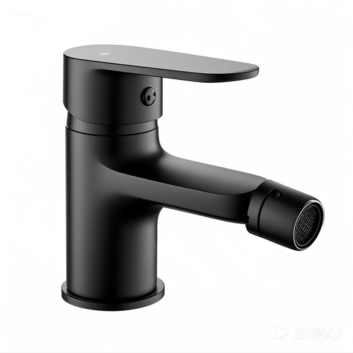 [TP-10311] MONOMANDO DE  BIDET TIEMPO NEGRO MATE Serie Pausa    