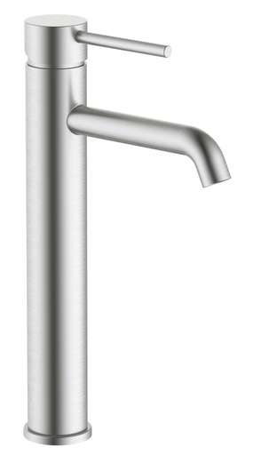 [TR-10665] Monomando lavabo alto  acero inox Serie Aurora fast fix TIEMPO  