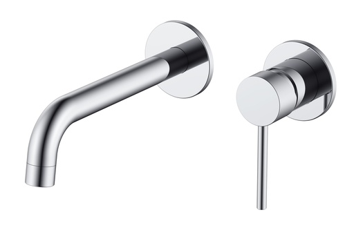 [TR-10560] Monomando  lavabo empotrar cromado Serie Aurora 