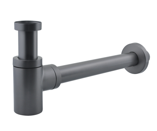 [TA-30520] SIFON BOTELLA LATÓN TIEMPO GUN METAL MINIMALISTA 