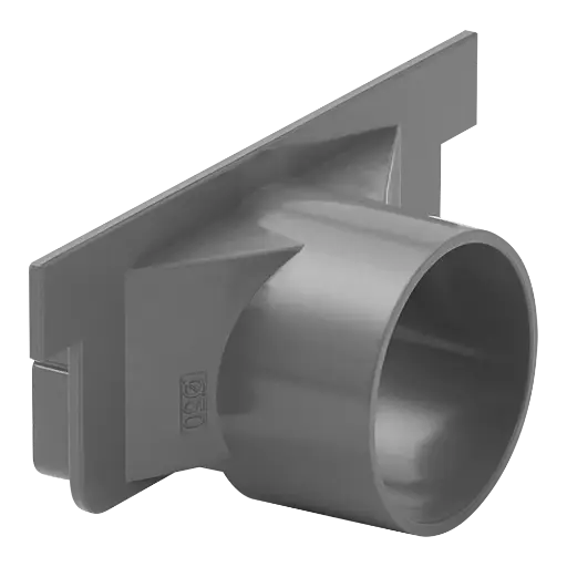 [50297] SALIDA HORIZONTAL Ø50 CANAL PVC A55 
