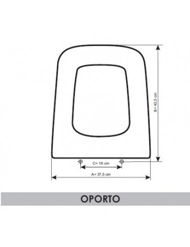 ASIENTO A MEDIDA  WC OPUS  VALADARES RESIWOOD     