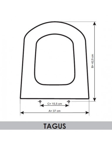ASIENTO A MEDIDA  WC TAGUS  VALADARES RESIWOOD        