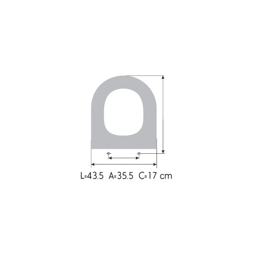 ASIENTO A MEDIDA  WC JADE  UNISAN RESIWOOD      