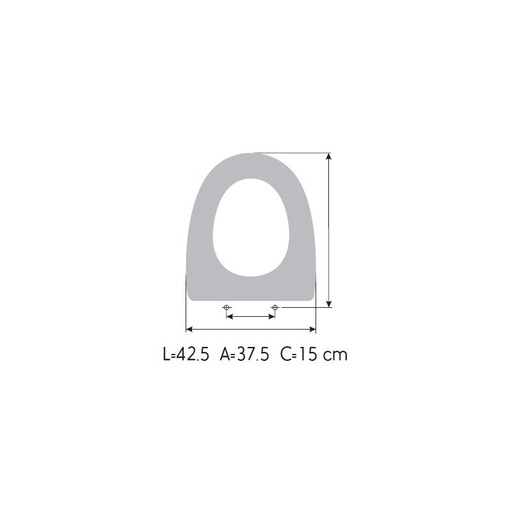 ASIENTO A MEDIDA  WC NEWDAY UNISAN RESIWOOD       