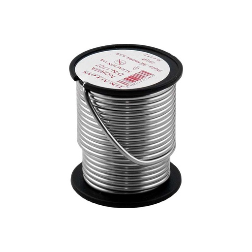 ROLLO ESTAÑO PLAT-TIN TIPO PLATA 6% (SnCu) 250 g. ESPECIAL GAS