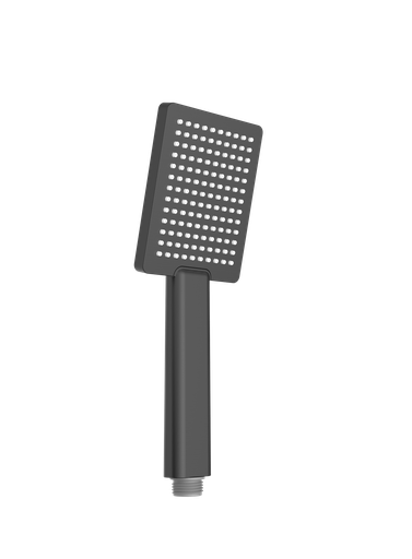 [TA-30270] MANERAL DE DUCHA CUADRADO NEGRO TIEMPO