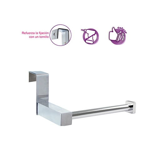 [321034] PORTARROLLOS MUEBLE BAÑO ACERO INOX.