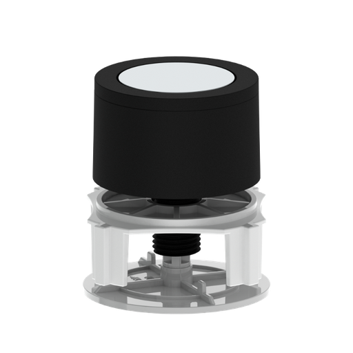 [P7011010NC] PULSADOR HYDRO/ECO NEGRO Y BOTON CROMADO