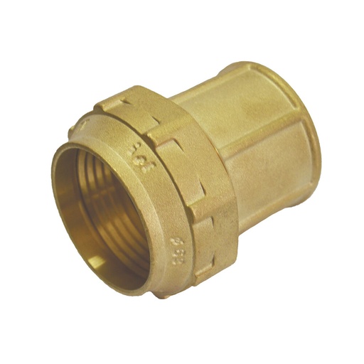 ENLACE ROSCA HEMBRA LATÓN COMPRESIÓN ISF